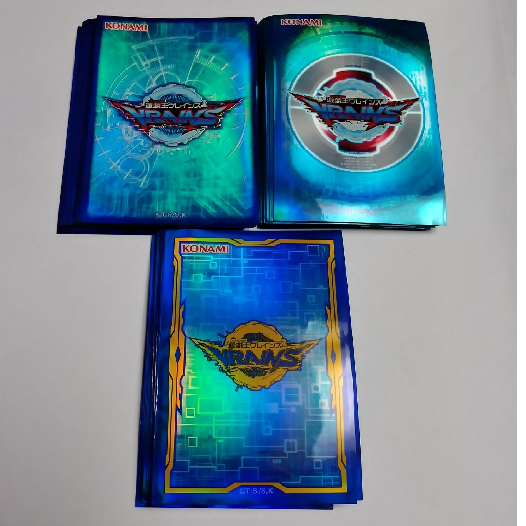 遊戯王 未開封 初期ロゴ メタリックスリーブ レッド 50枚 デラックス