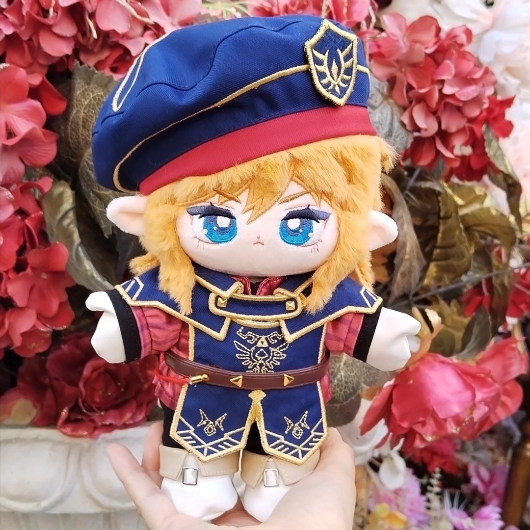 ゼルダの伝説 リンク 近衛服 20cm ぬいぐるみ衣装 コスチュームの通販
