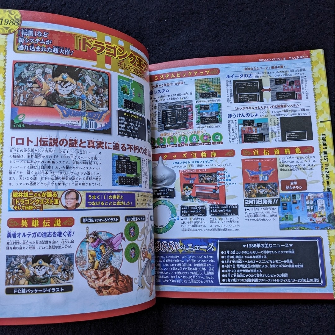 ドラゴンクエスト 25周年記念BOOK 鳥山明 ポスター シール グッズ DVD