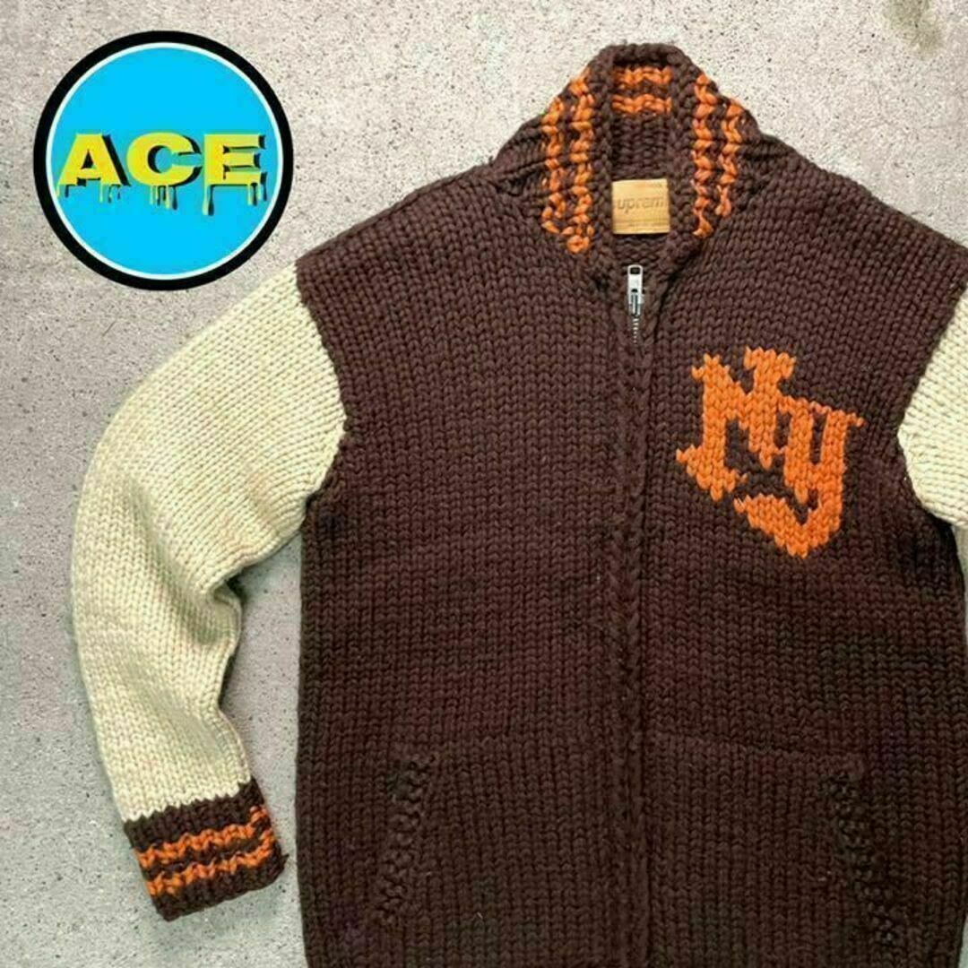 Supreme - 【supreme】02AW シュプリーム NYカウチンニット 裏原