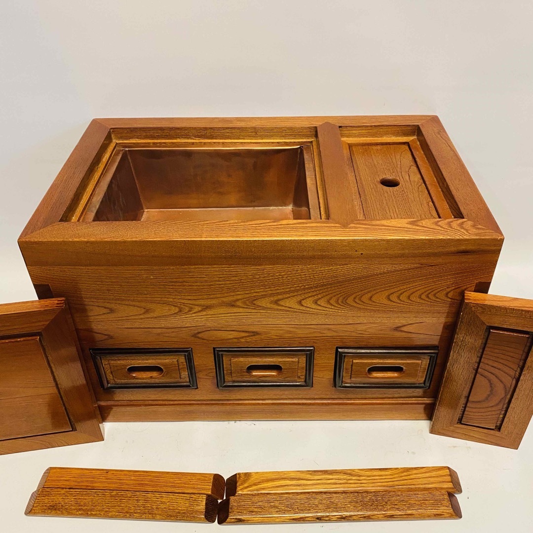 昭和レトロ 竹製 大型 自在鉤 囲炉裏 暖炉 火鉢 古民家 古道具 平成