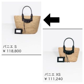 BALENCIAGA（かごバッグ/ストローバッグ）のフリマアイテム一覧