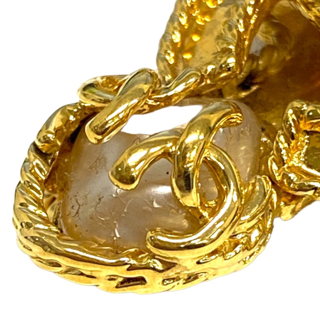 CHANEL - [USED/中古]CHANEL シャネル ブローチ クロスパールブローチ