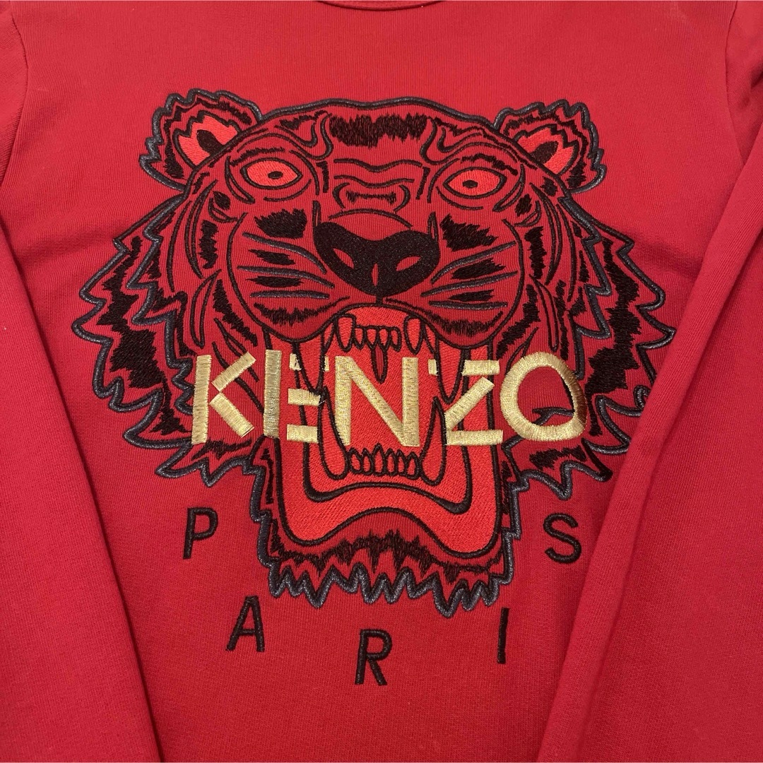KENZO - KENZO ケンゾー トップス スウェット 虎 トラ タイガー S 赤