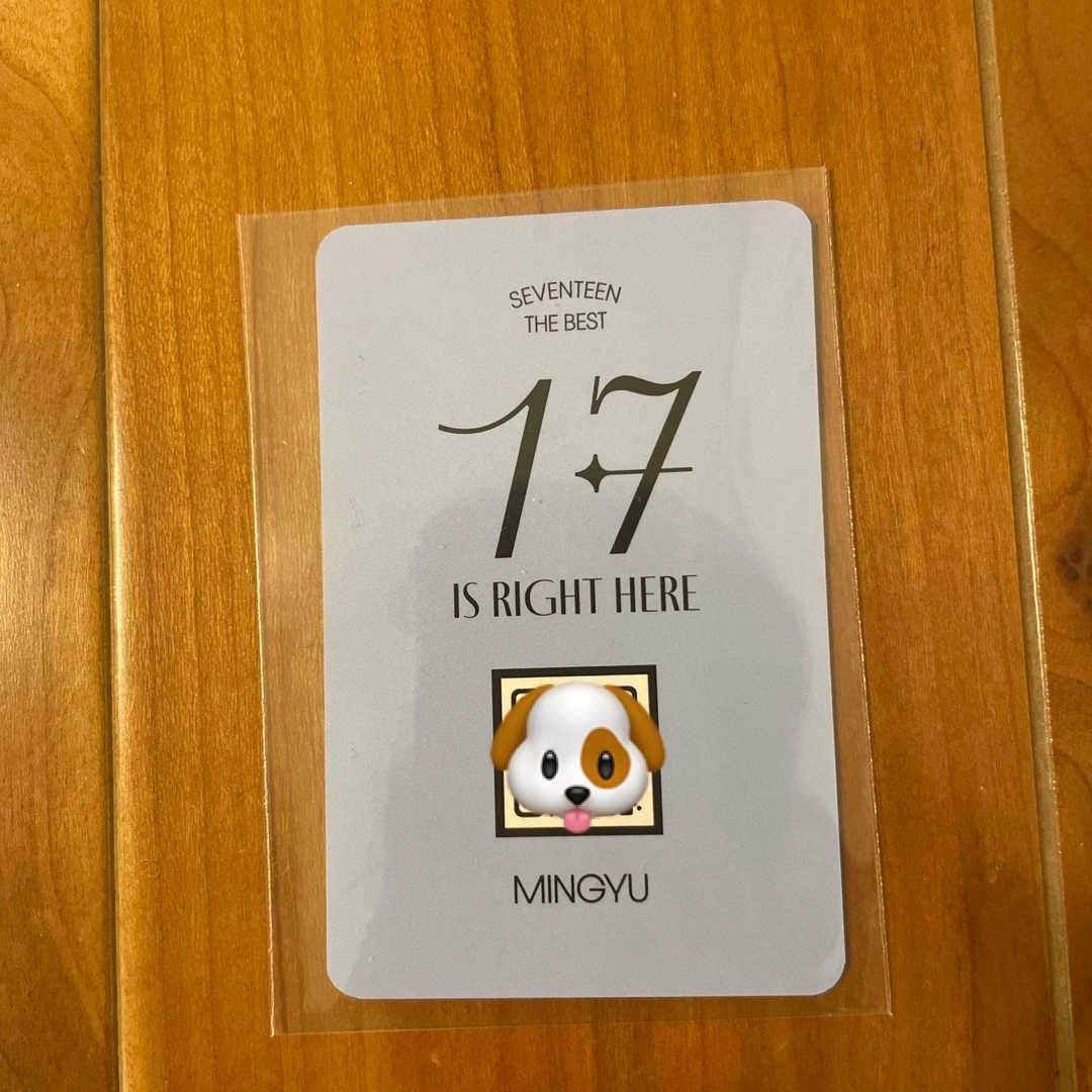 ミンギュ サノク(事前収録) 限定フォトカード