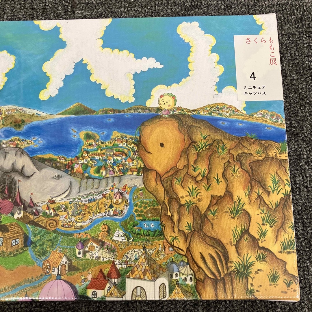 即決 新品 さくらももこ展 ミニチュアキャンバス コジコジの通販 by me