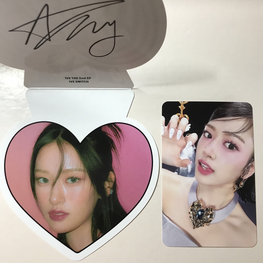 IVE SWITCH ユジン トレカ＋ハートカードの通販 by よう｜ラクマ