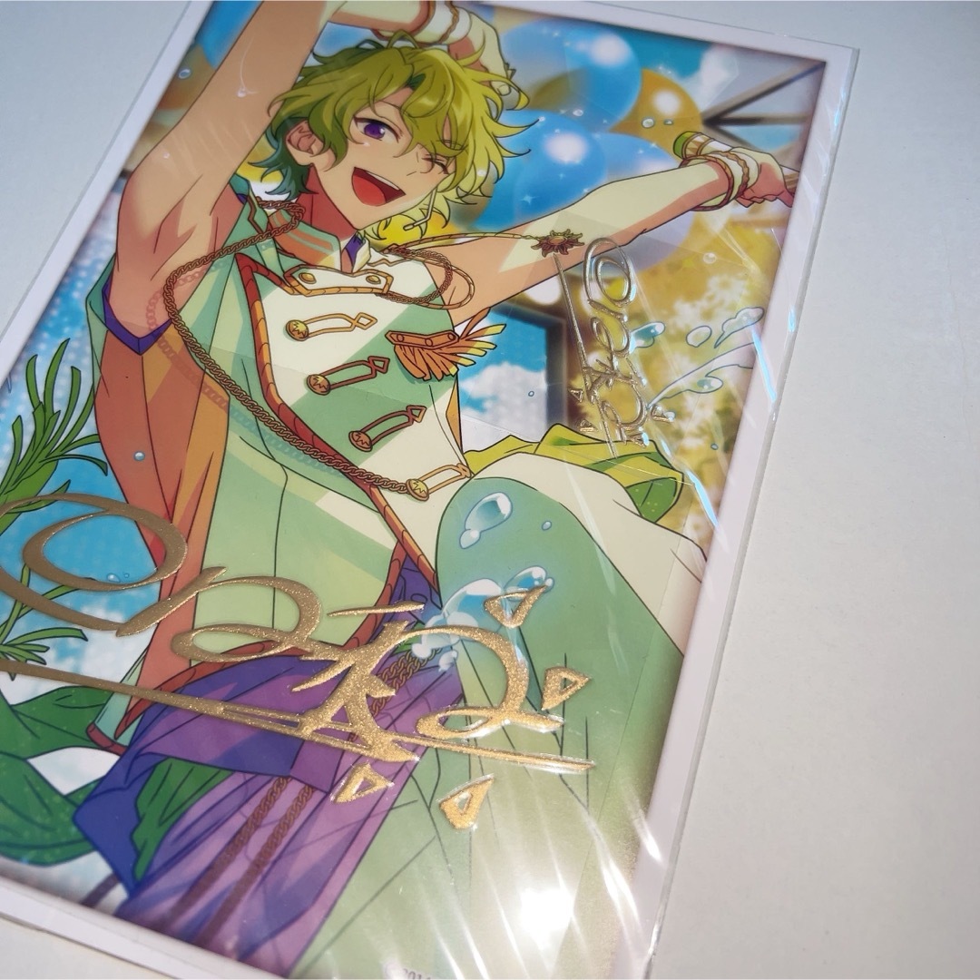 あんスタ 巴日和 サインステッカー 痛バ 箔押し 漣ジュン Edenの通販