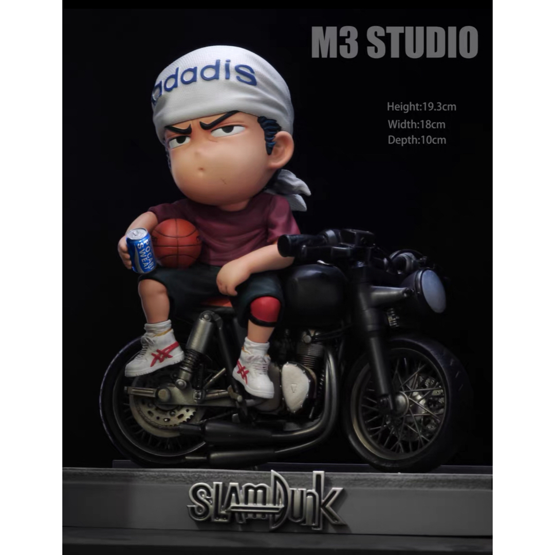 スラムダンク 三井寿 バイク M3 ガレージキット フィギュア SLAMDUNKの