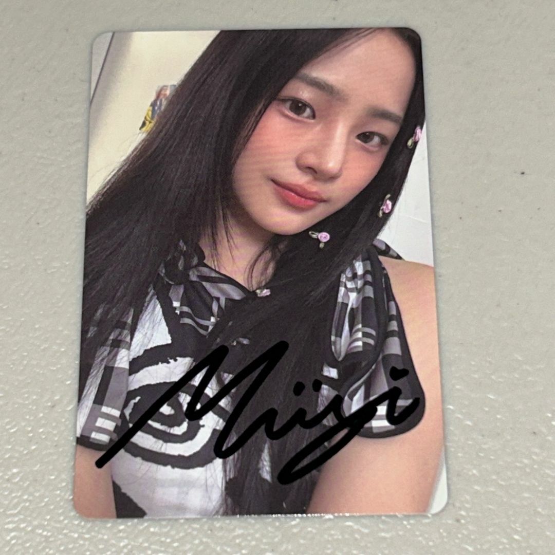 NewJeans ミンジ 直筆サイン Get Up トレカの通販 by てでぃ@プロフ