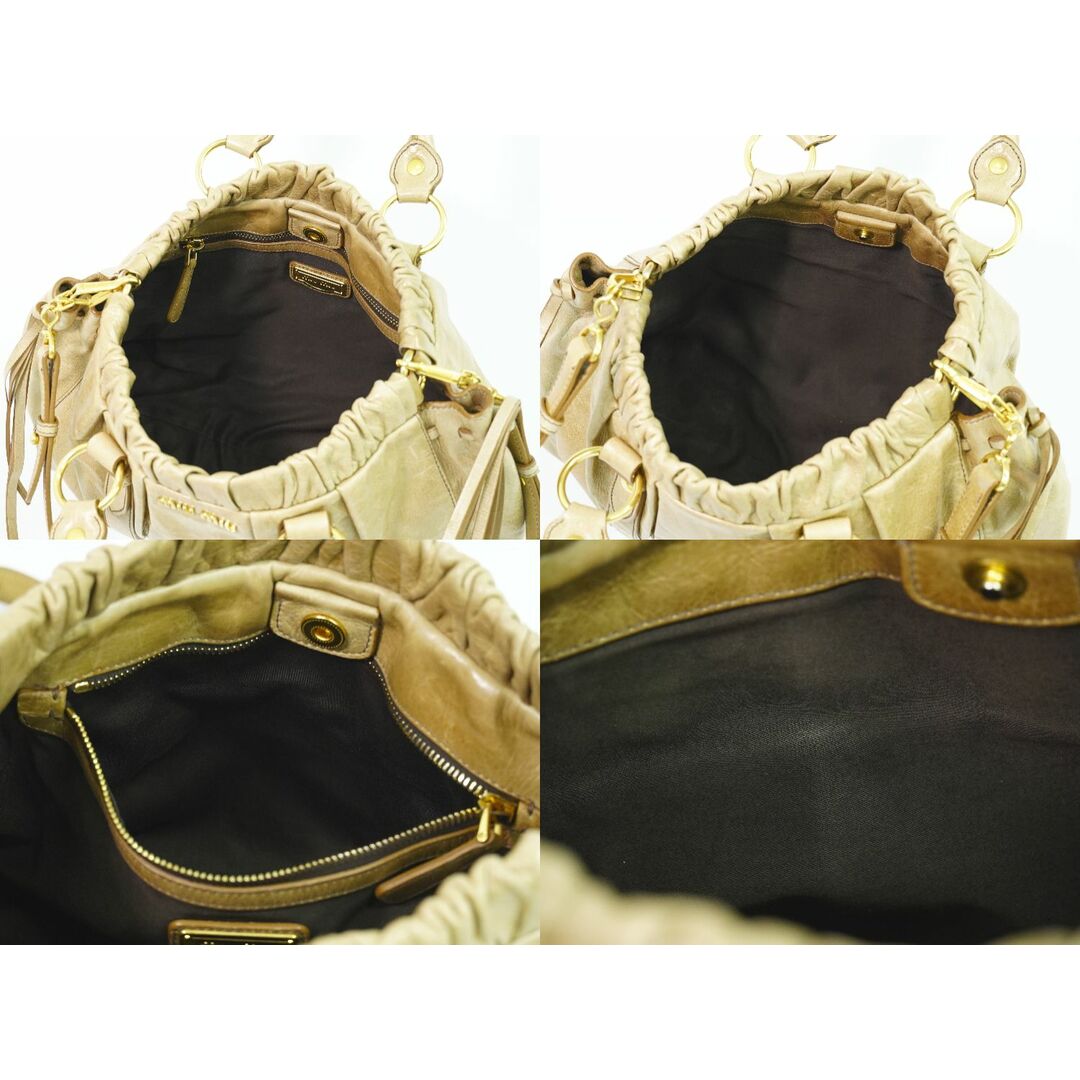 MIU MIU - 本物 ミュウミュウ MIU MIU 2WAY ショルダーバッグ