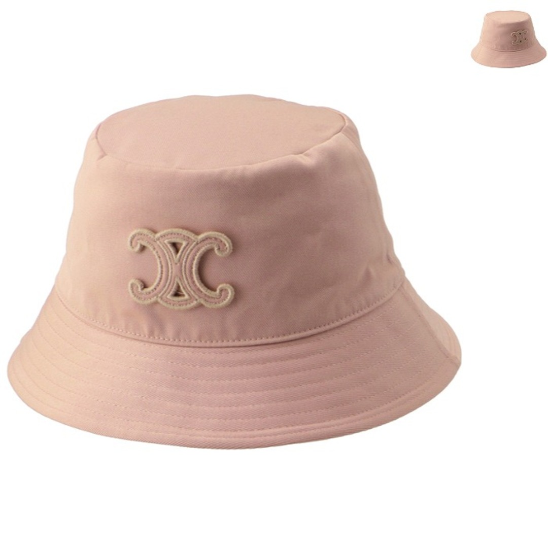 CELINE - セリーヌ CELINE バケットハット トリオンフパッチ付き
