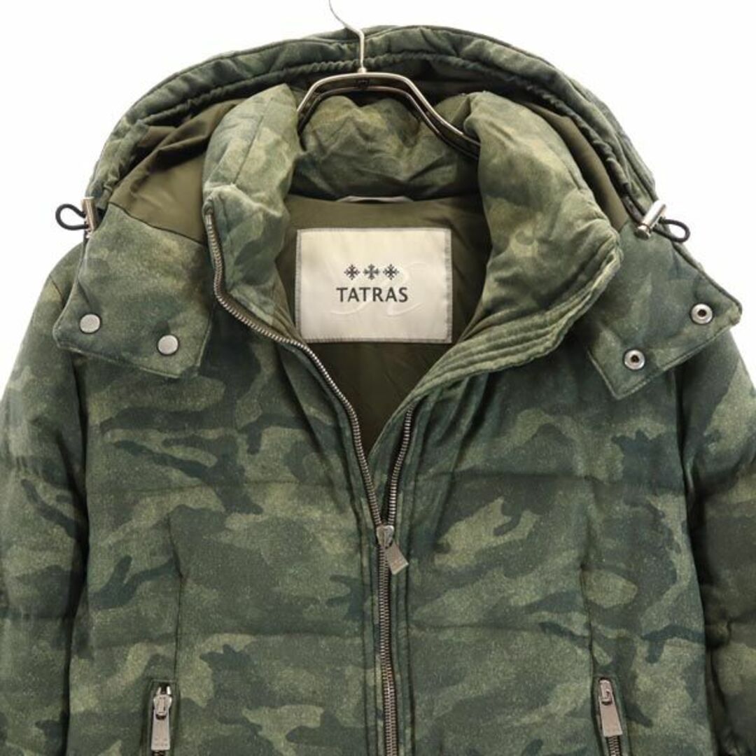 TATRAS - タトラス 迷彩 長袖 ダウンジャケット 2 グリーン系 TATRAS