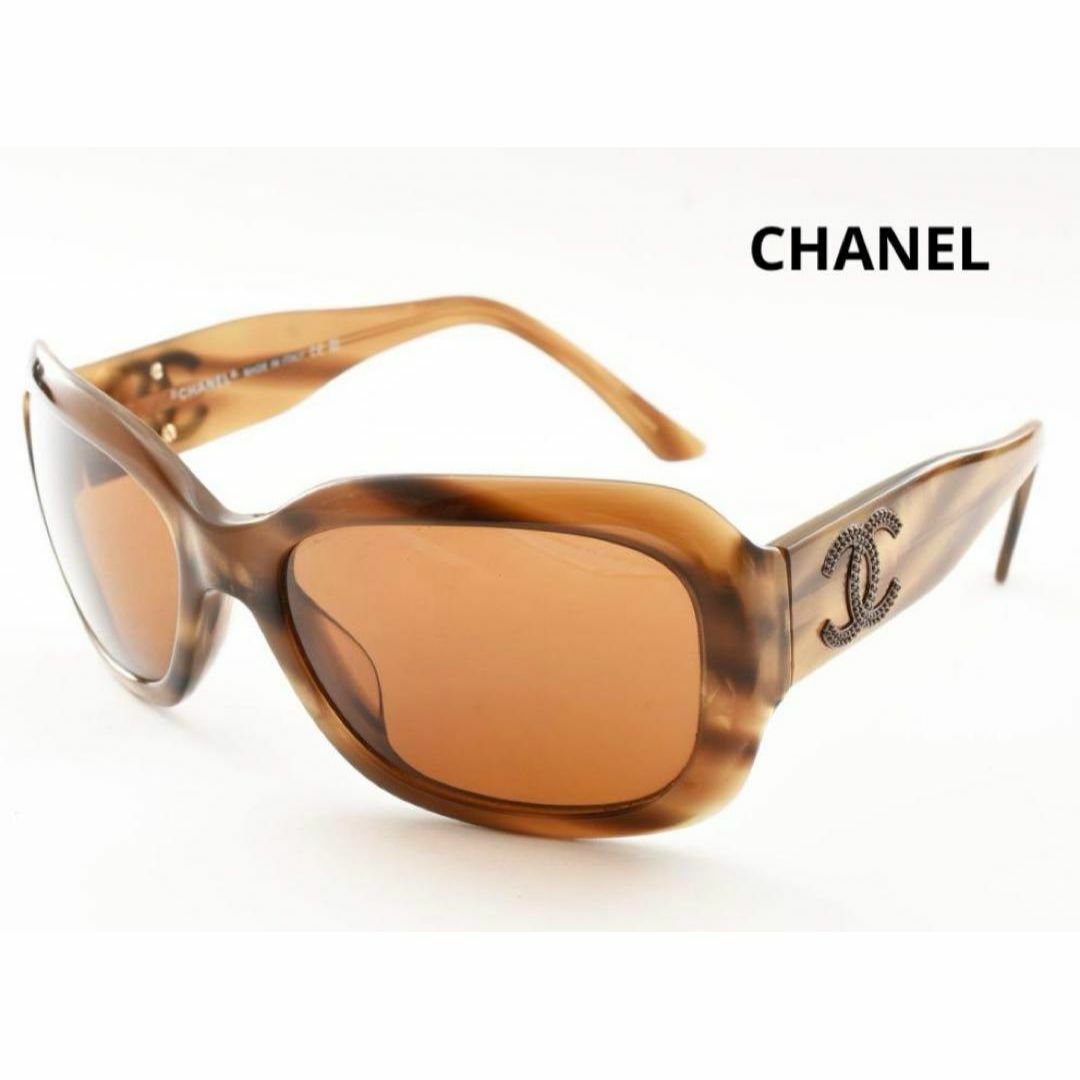 シャネル サングラス ココマーク 5102 ブラウン系 54◻︎17