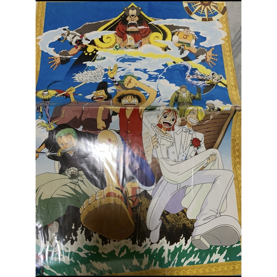 超希少】ONE PIECE ねじまき島の冒険 ポスター 映画 看板【超特大】 超