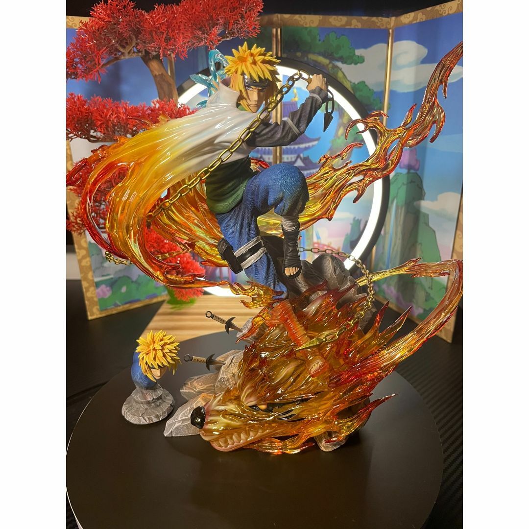 ナルト 波風ミナト ガレージキット 塗装済み完成品 フィギュア 1/8