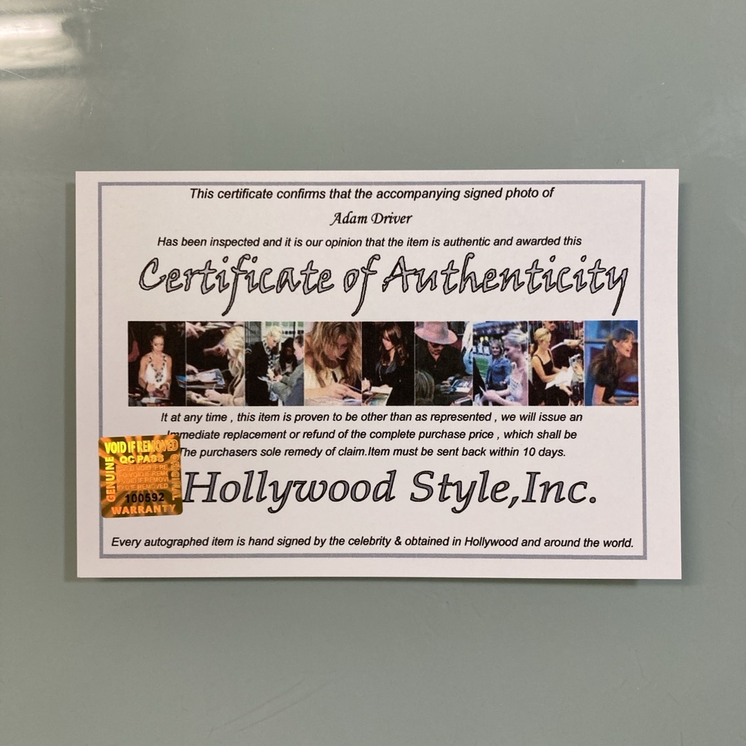 アダム・ドライバー直筆サイン入り超大型写真…Adam Driverの通販 by
