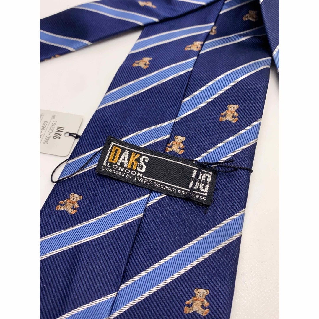 DAKS - J118 新品 DAKS ダックス 刺繍 クマ柄 ネクタイ 日本製の通販