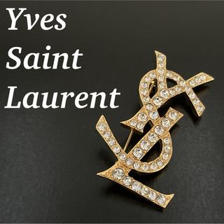 Yves Saint Laurent - 確実正規品 イヴサンローラン ブローチ ライン