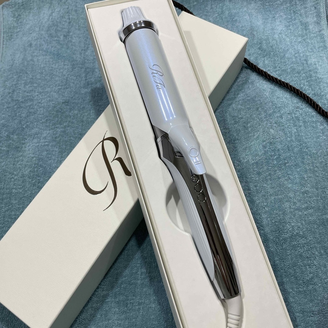 Refa リファ カールアイロンプロ 38mm ホワイトの通販 by ちょこもも's