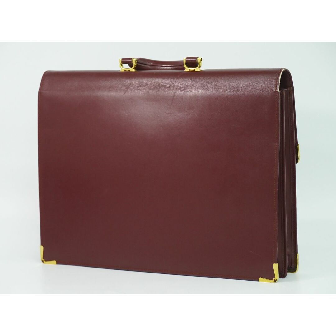 Cartier カルティエ ビジネスバッグ ブラウン 保存袋付き Cartier