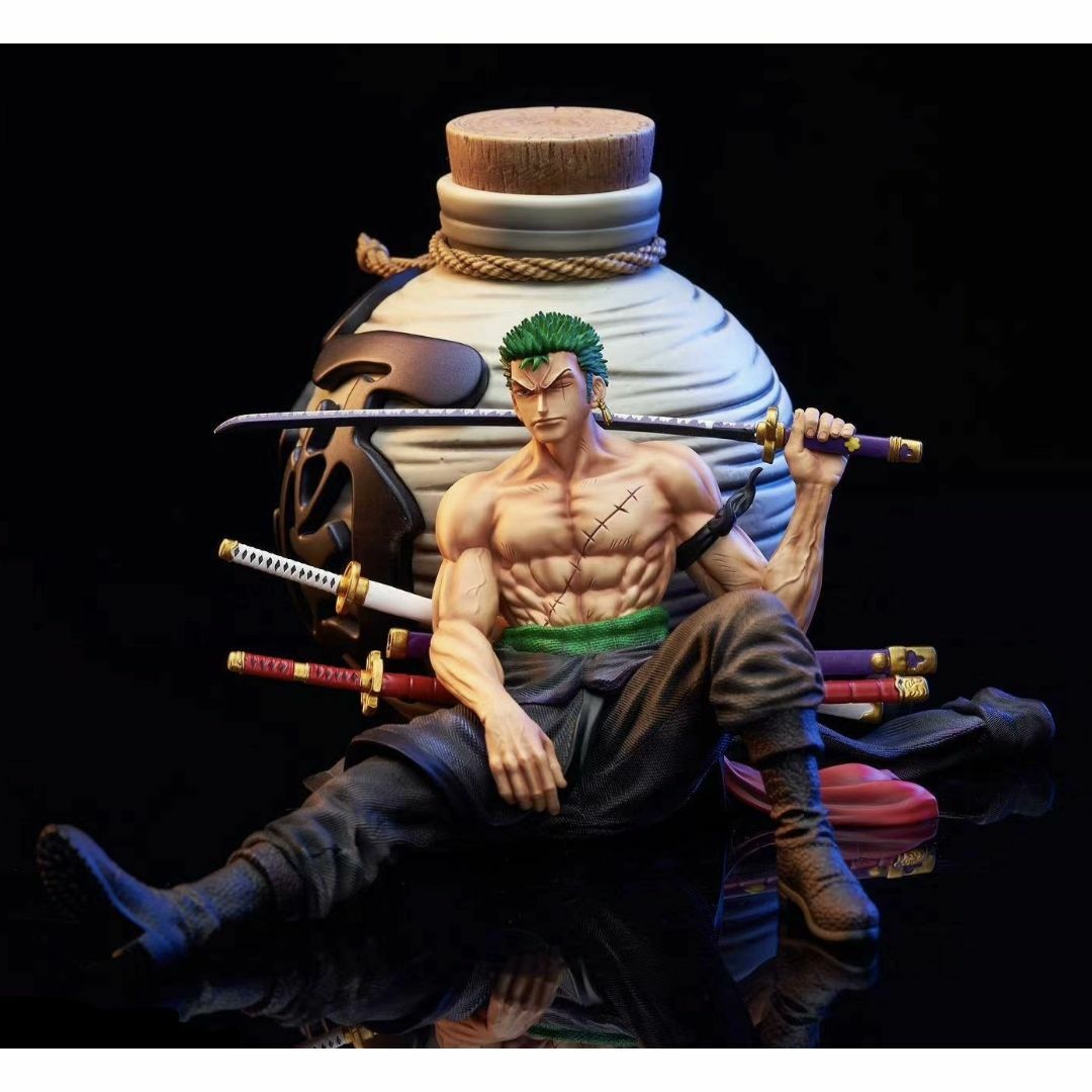 ワンピース ロロノア・ゾロ 酒 フィギュア ガレージキット 1/8スケール