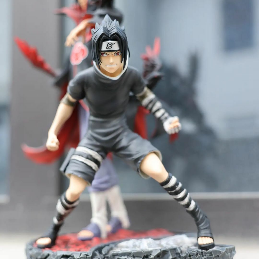 ナルト うちはイタチ サスケ ガレージキット 塗装済み完成品