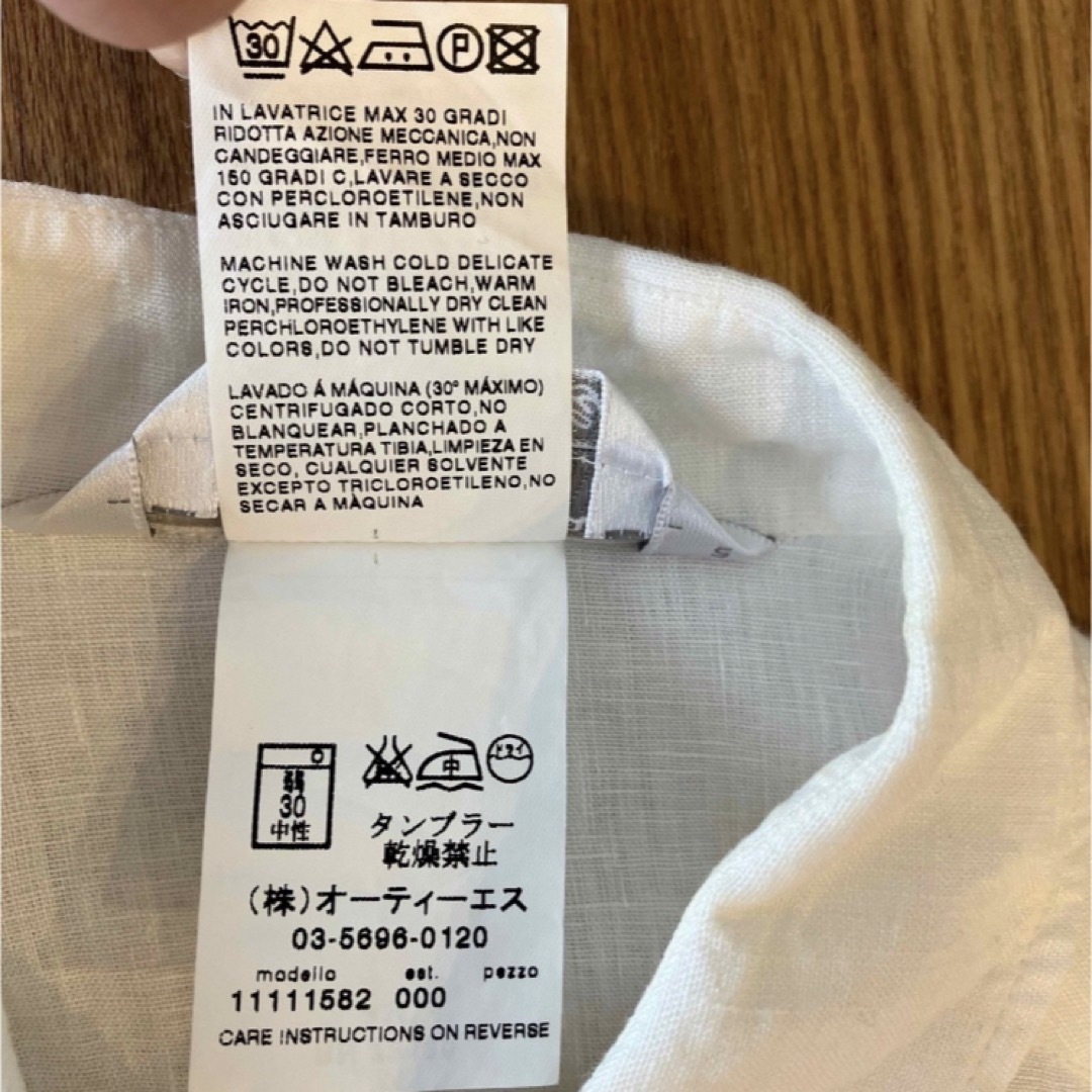 Max Mara - MaxMara puro lino リネン 長袖 シャツ 白の通販 by m ※5