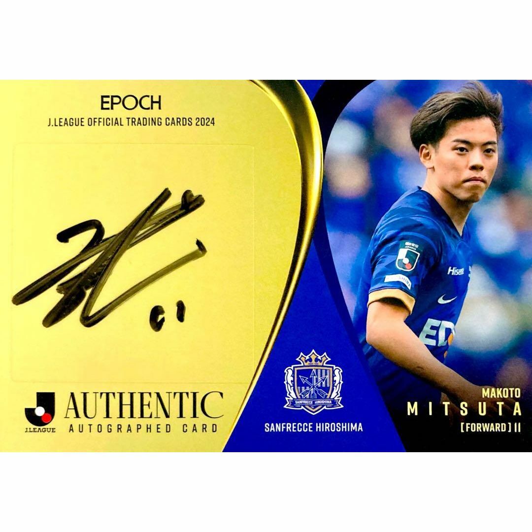 2018 Jリーグ サンフレッチェ広島 ティーラシン 直筆サインカード 2018