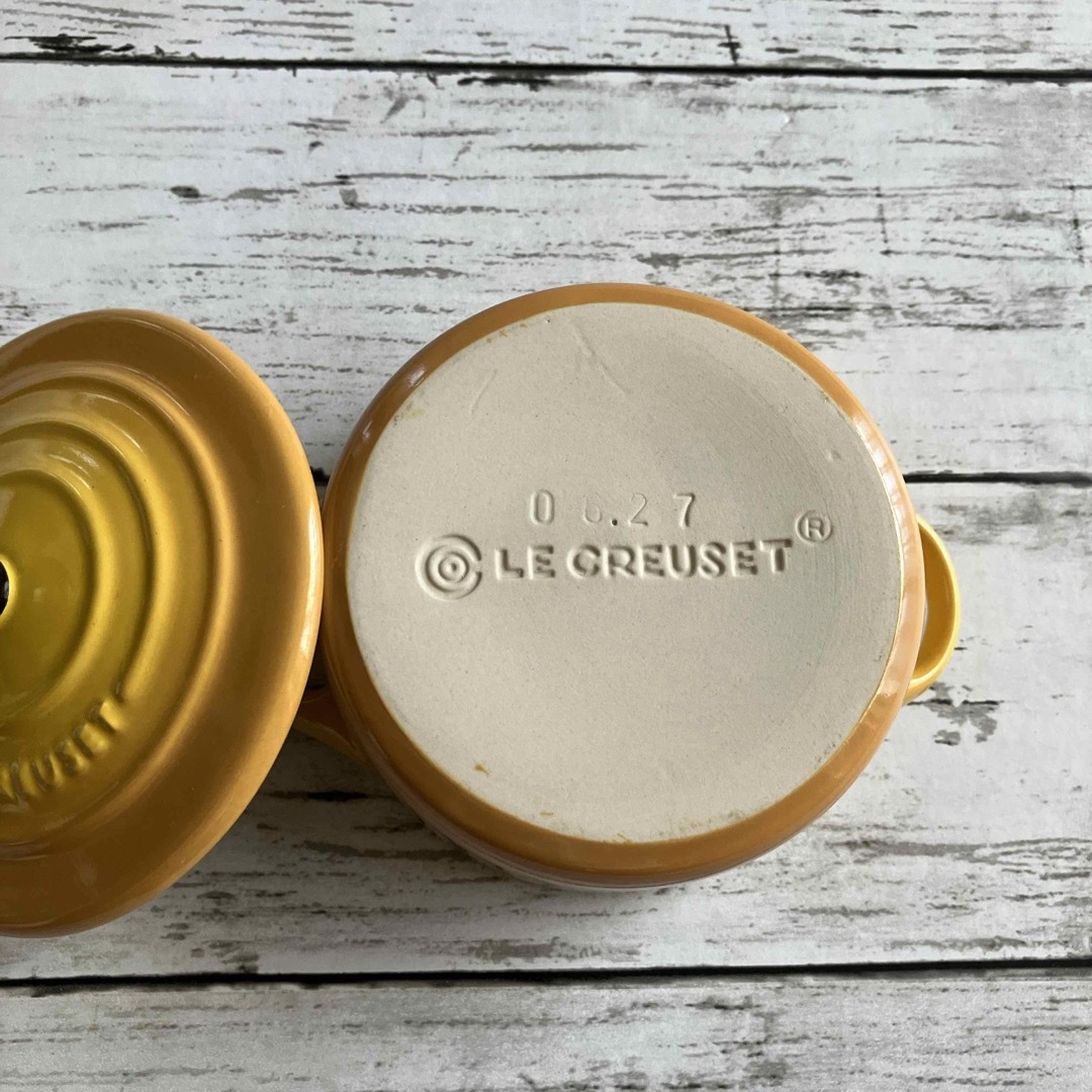 LE CREUSET - ル・クルーゼ ミニ・ココット イエローの通販 by ED.GD