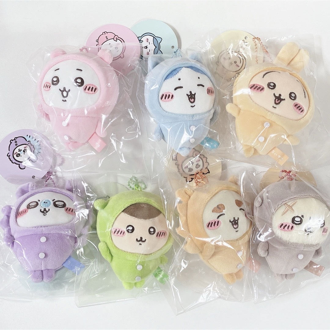 ちいかわ◇パジャマパーティーなぷちミニマスコット◇コンプ 7種セット