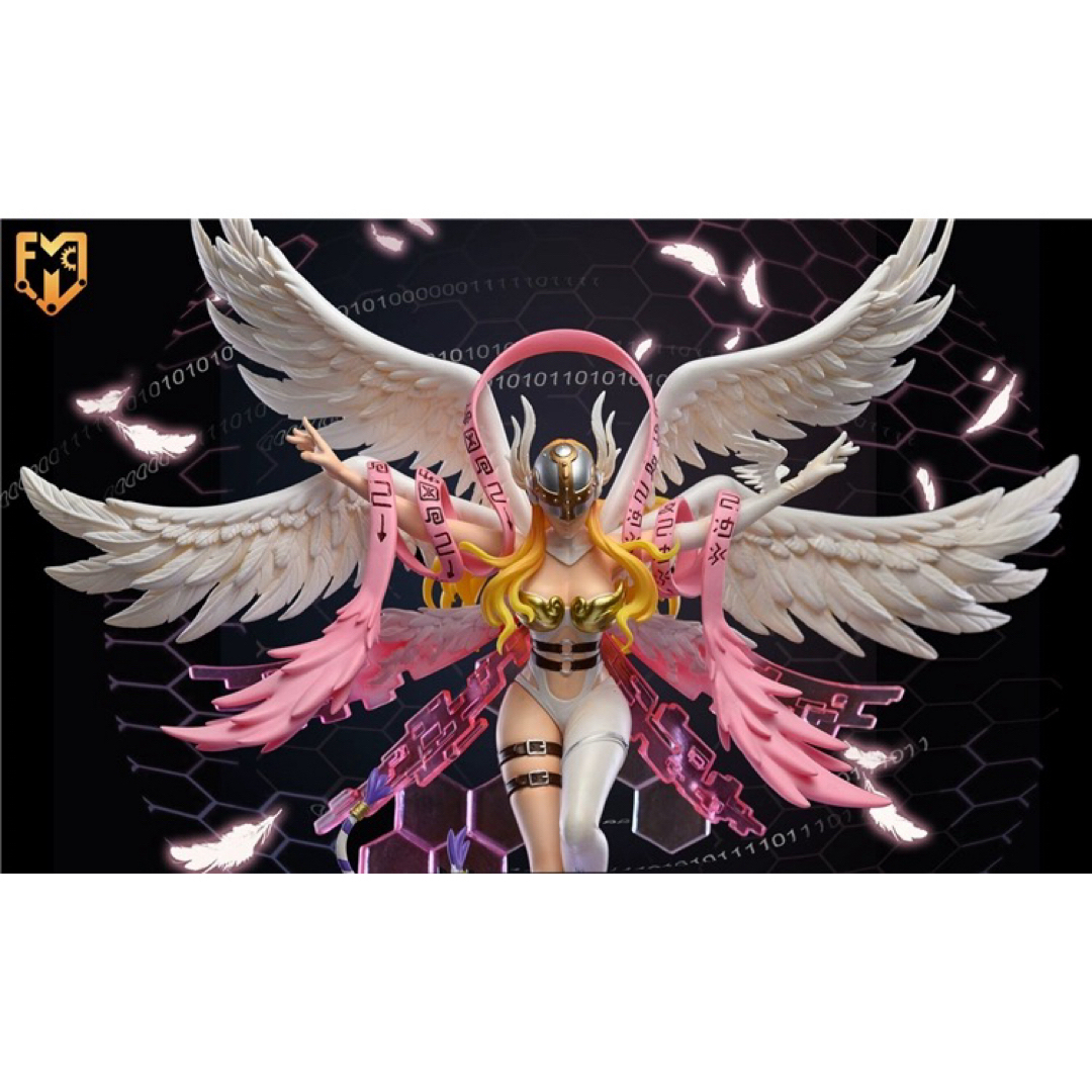 デジモン エンジェウーモン 八神ヒカリ ガレージキットフィギュア