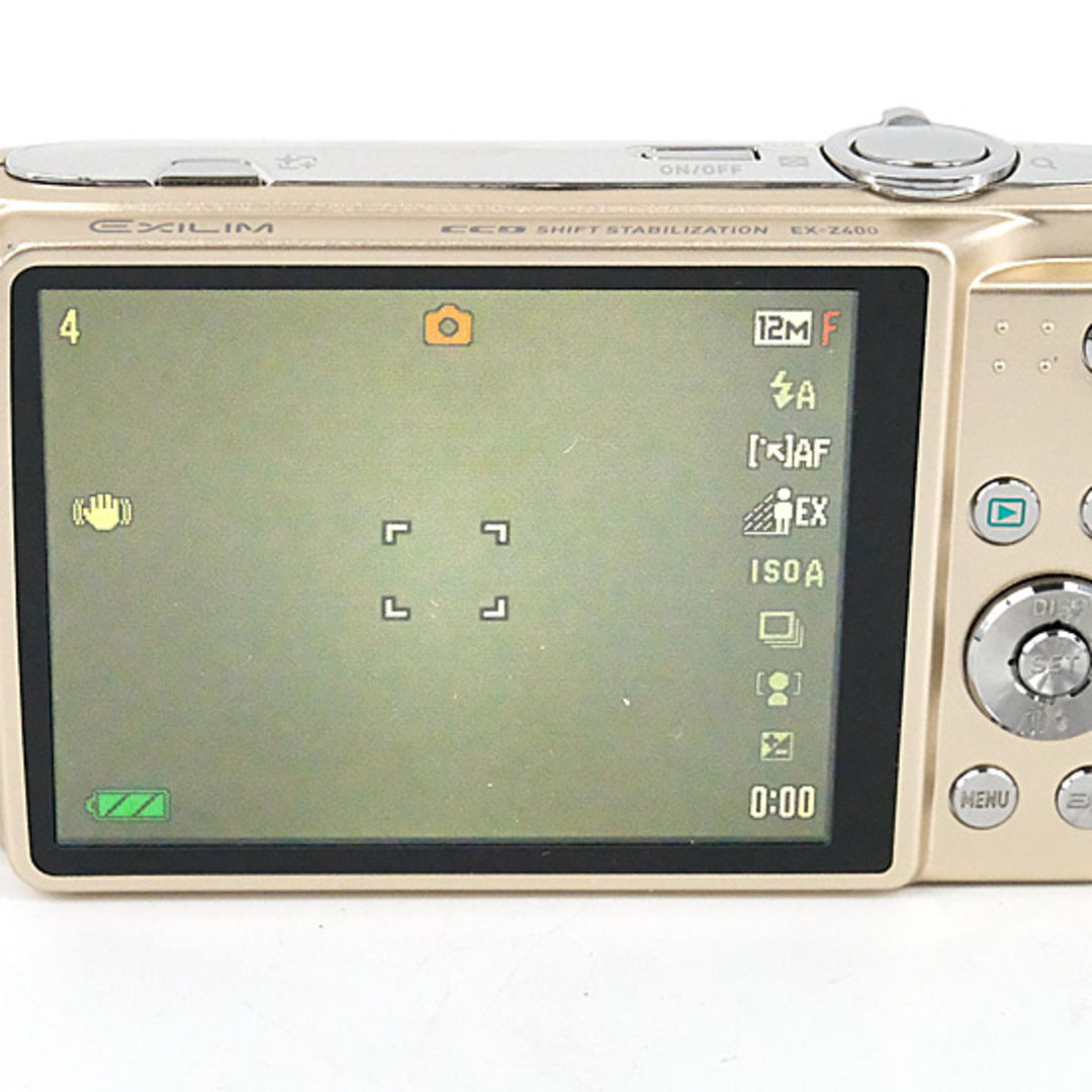 ☆CASIO☆EXILIM ZOOM EX-Z400☆ゴールド☆ 【公式通販】