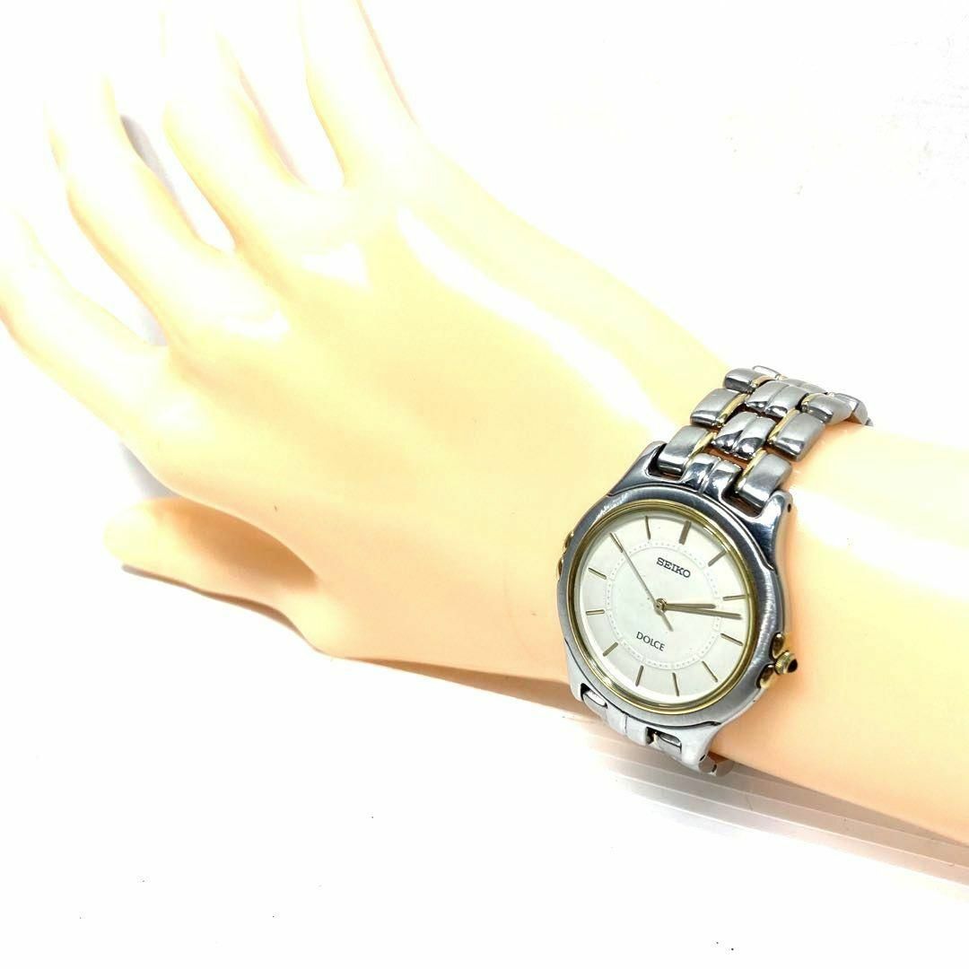 SEIKO - 【稼働品】SEIKO 腕時計 クォーツ ドルチェ 3針 ラウンド