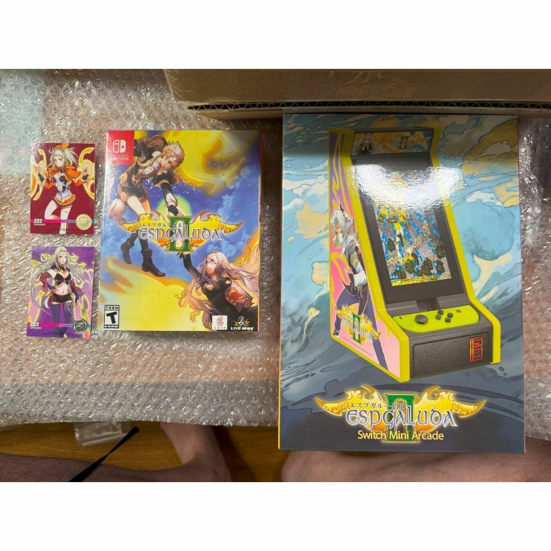 SW エスプガルーダ II 北米限定版+アーケードレプリカ+カード2枚 未開封