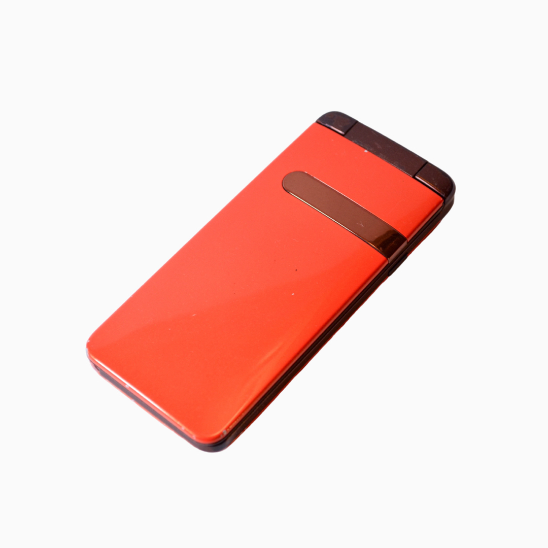 京セラ - エーユー au KYY06 オレンジ 京セラ KYOCERA ガラケー 携帯