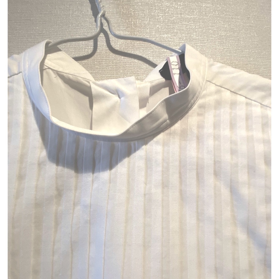 Drawer - 【Drawer】コットンタックバックリボンブラウスの通販 by