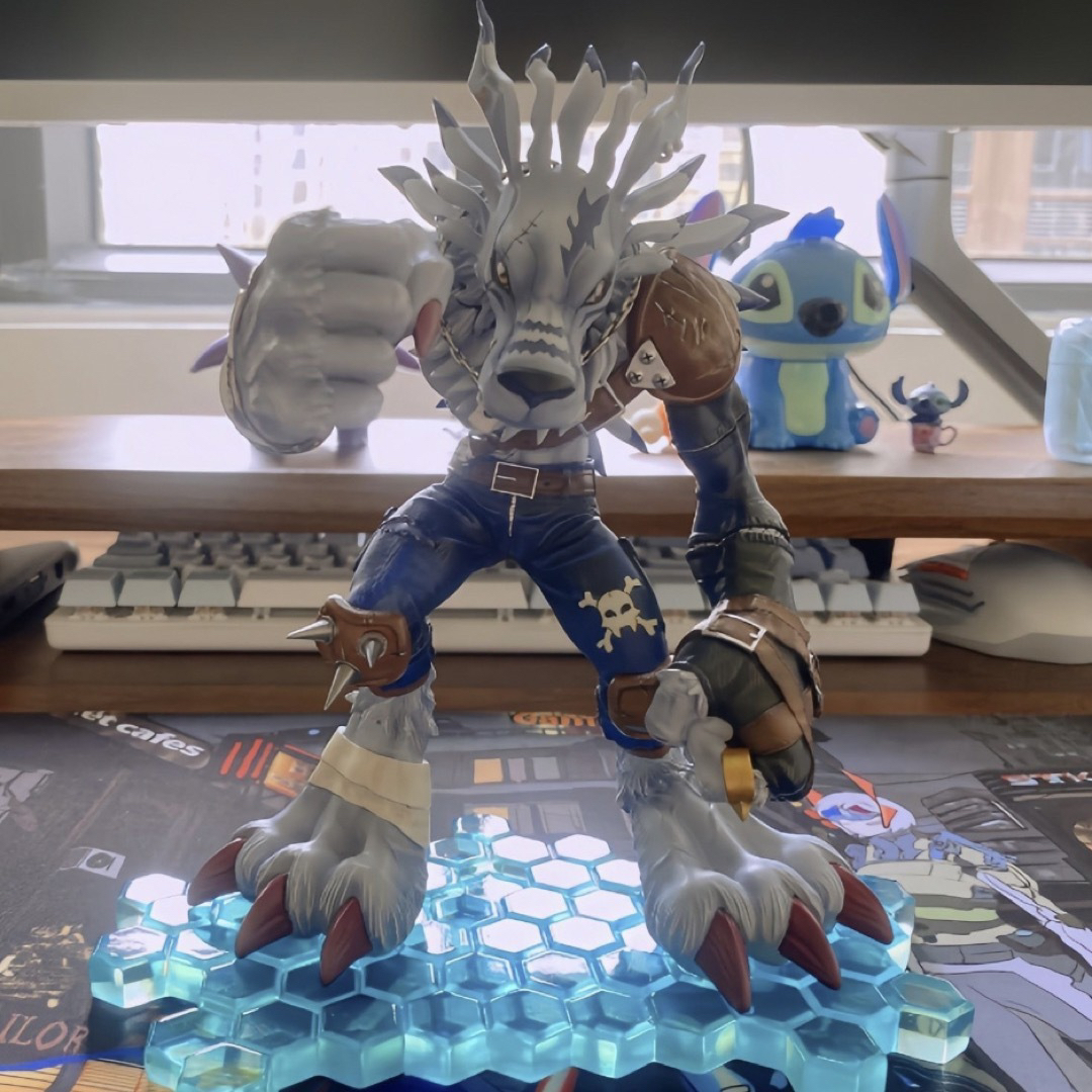 デジモンアドベンチャー ワーガルルモン フィギュア PVC製品 ガレージ