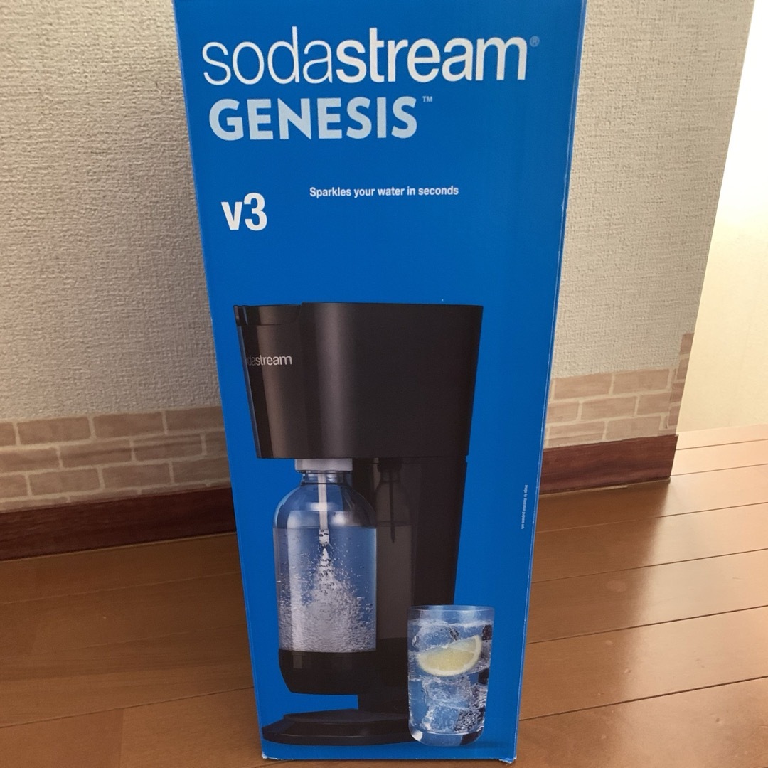 ソーダストリーム Genesis v3(ジェネシス) スターターキット +ボトルの