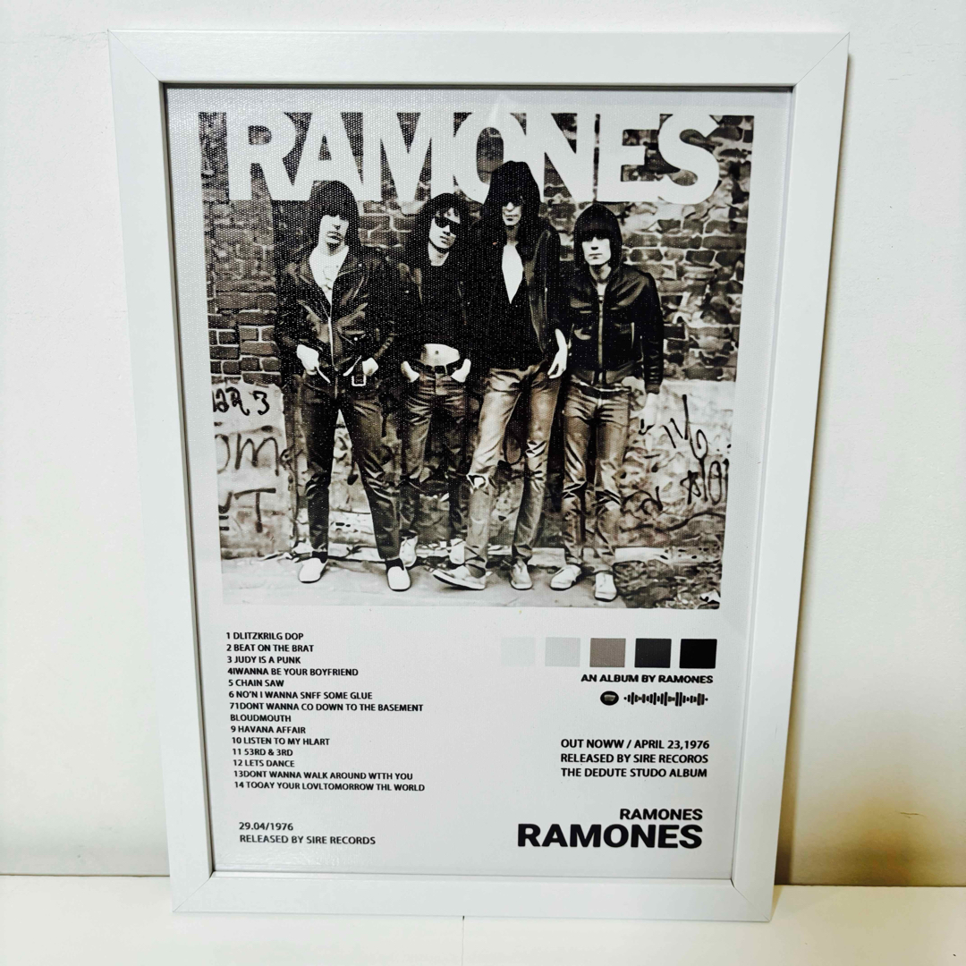 白額付きポスター】ラモーンズ RAMONES（新品)の通販 by ひふみRecords