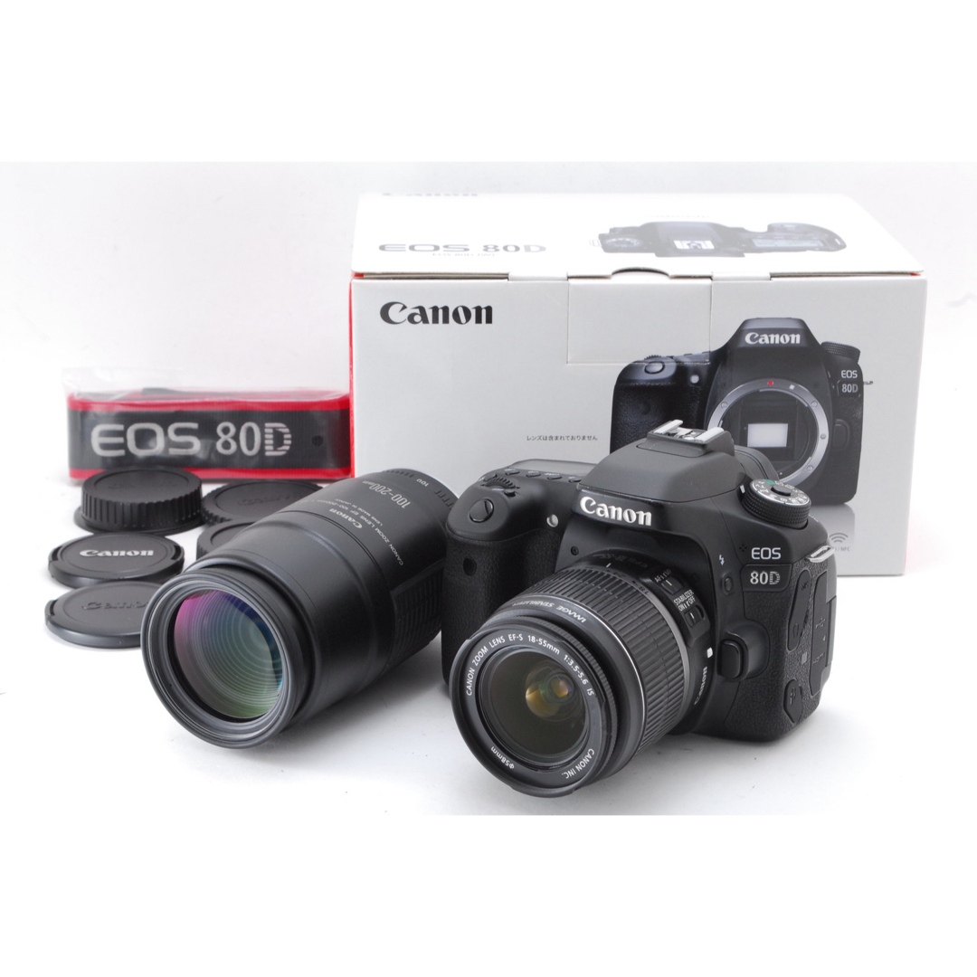 ダブルレンズセット 大人気⭐Canon Kiss X80⭐初心者 一眼レフ 入門