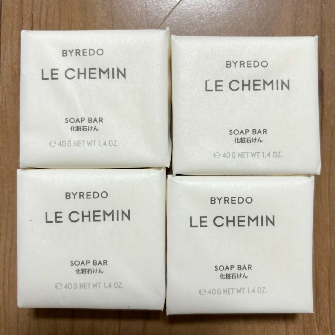 BYREDO - 高級ホテルアメニティ♥️BYREDO LE CHEMIN 化粧石けん4個の
