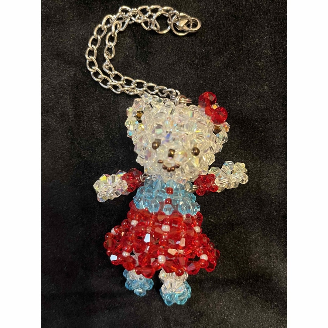 familiar - ファミリア リアちゃん ビーズキーホルダーの通販 by ぺこ