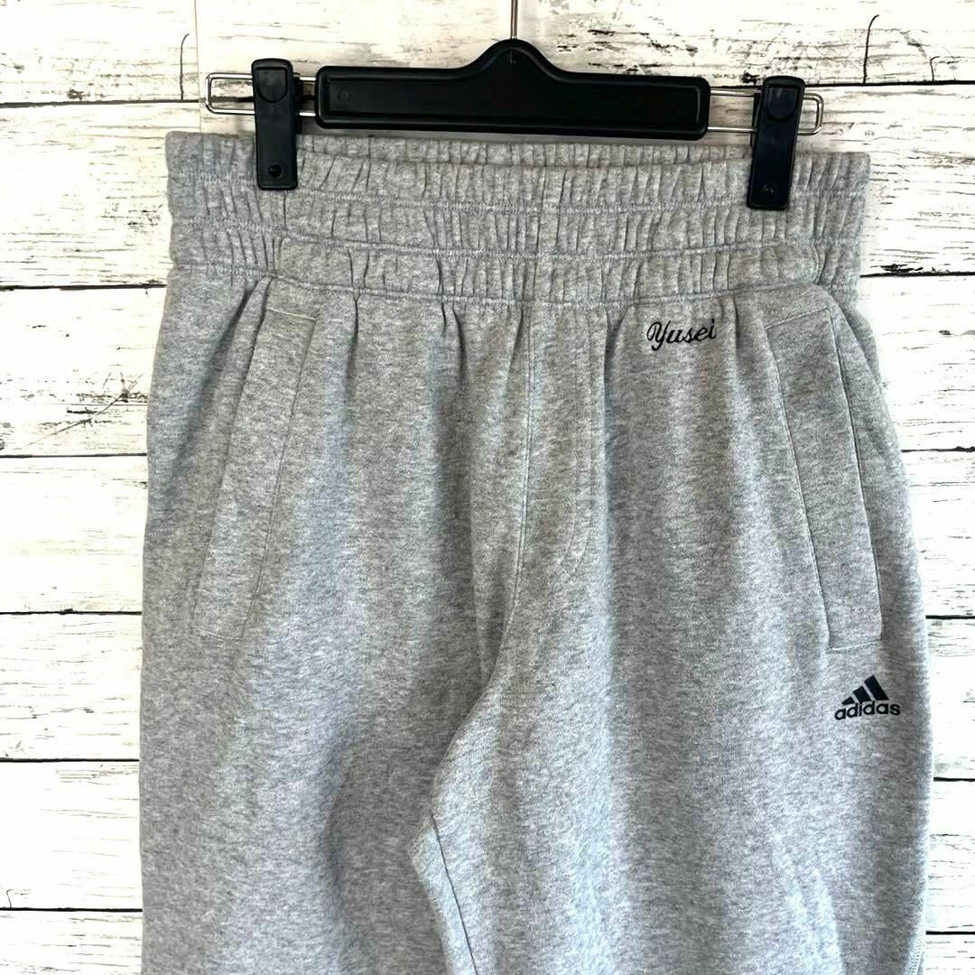 adidas - 【上下セットアップ】adidas グレー スウェット スリーライン