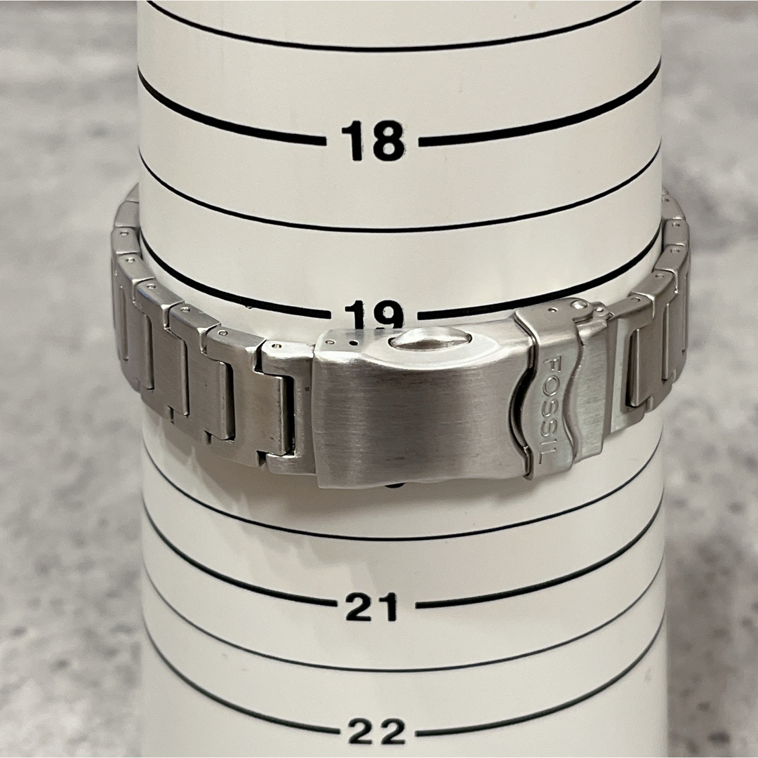 FOSSIL - 希少 美品 Fossil big tic スクエア ビンテージ 腕時計 稼働