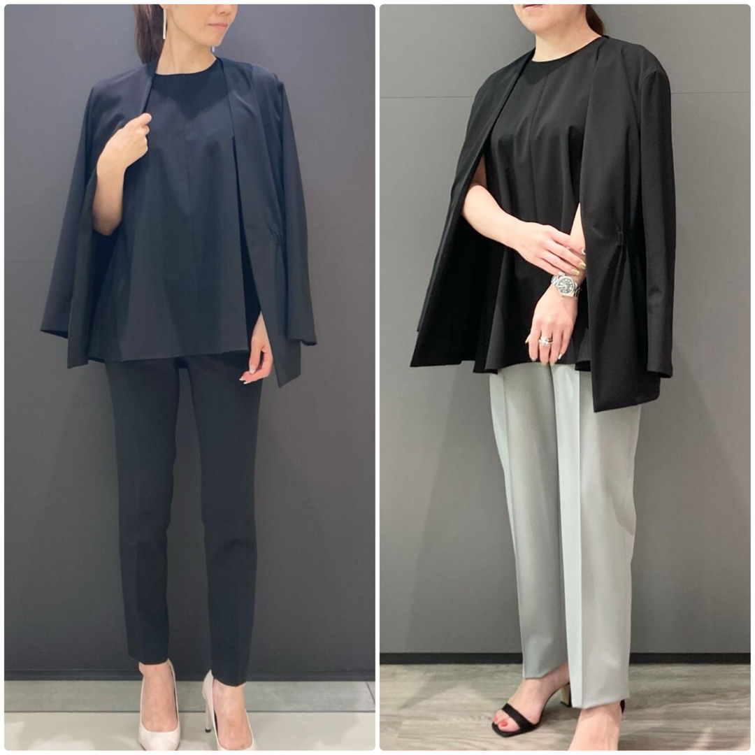 Theory luxe - theory luxe Sycamore ノースリーブブラウス ANN 黒 38