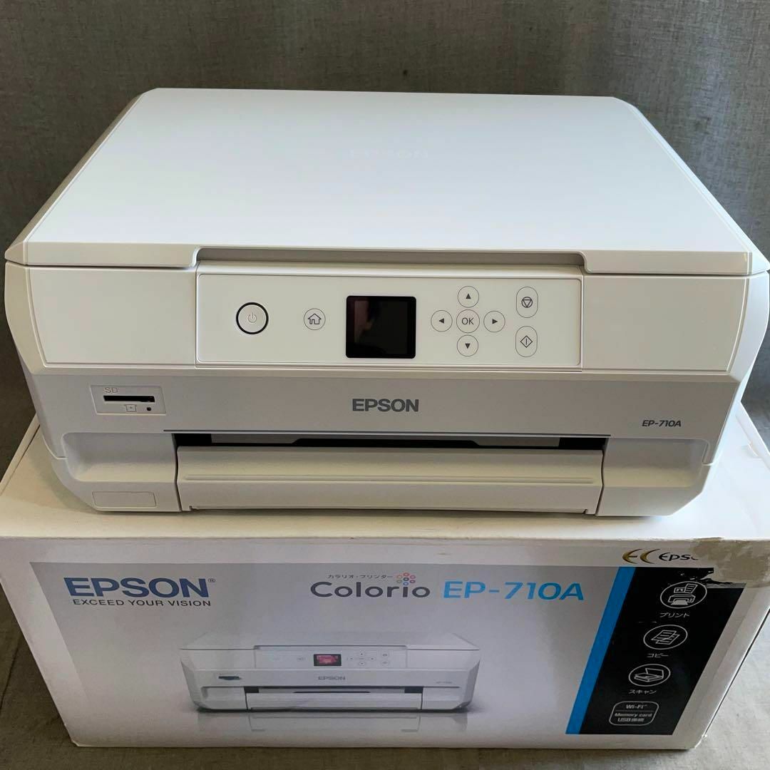 EPSON EP-710A インクジェットプリンター 家電 ジャンク 通電未確認 EP