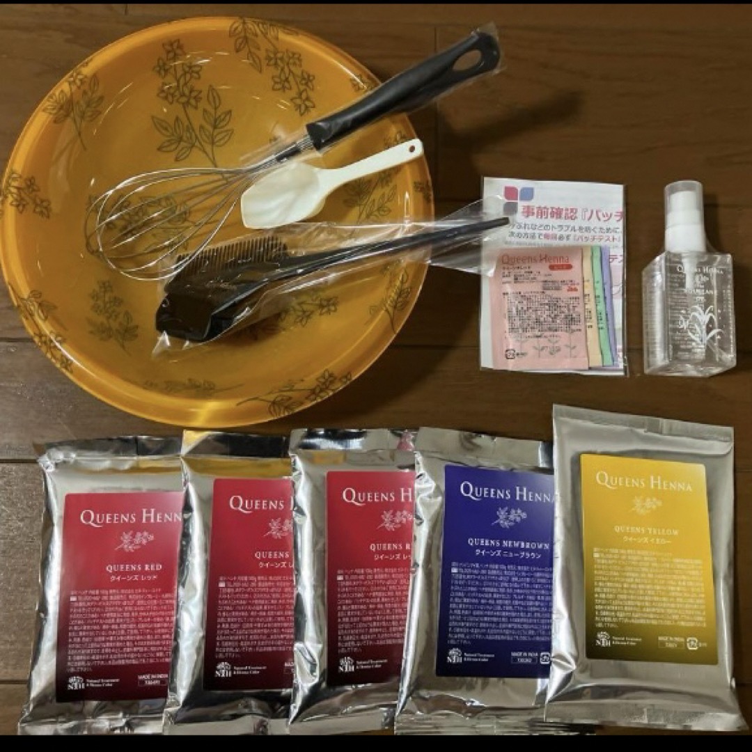 クイーンズヘナ レッド＆ニューブラウン 4パック クイーンズヘナ