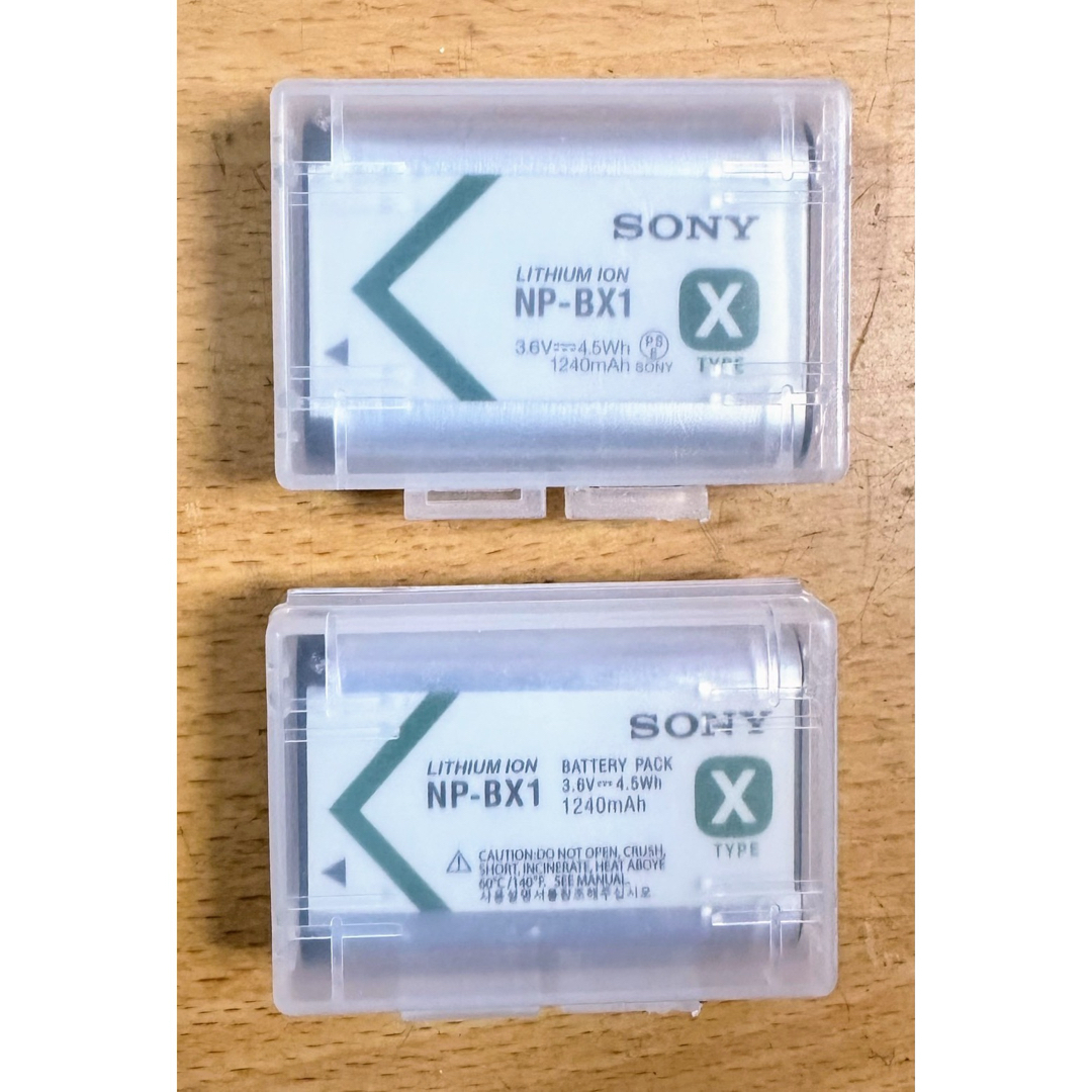 SONY - ソニー SONY NP-BX1 純正品 バッテリー 2個セット（中古品）の