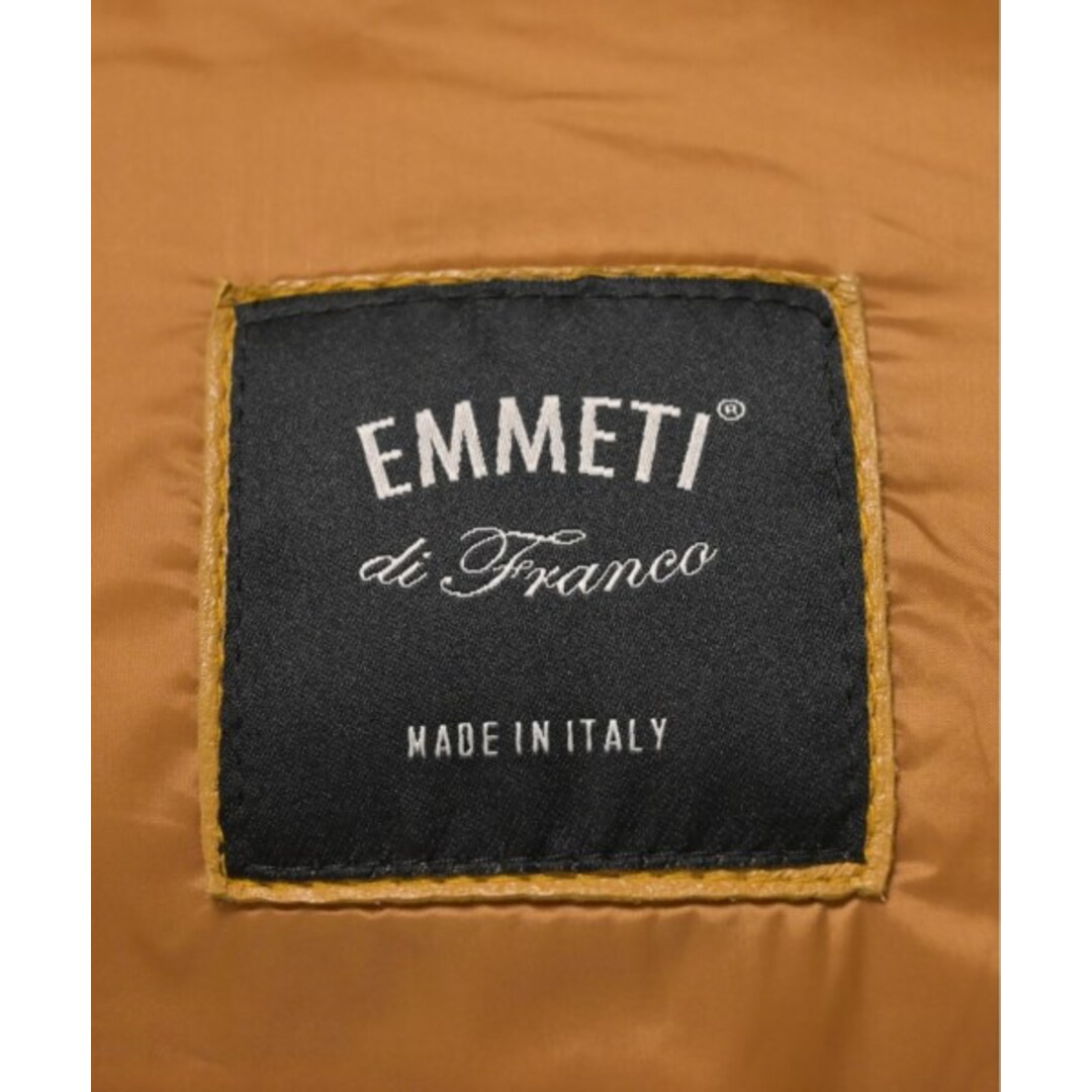 EMMETI - EMMETI エンメティ ダウンジャケット/ダウンベスト L 黄